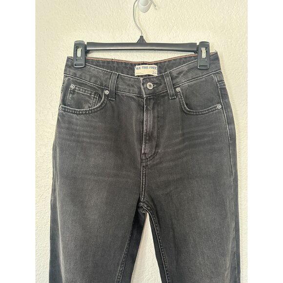 We The Free The Pacifica High Rise Slim Straight Leg Jeans Black Sz 26 - Picture 3 of 10